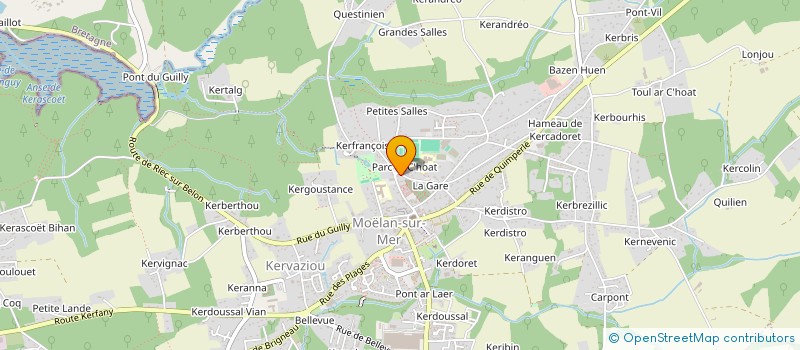 localisation de l'entreprise SARL GENOTAL à MOELAN-SUR-MER