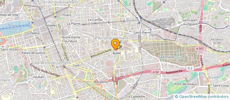 localisation de l'entreprise SARL GENOVA CONSTRUCTION à MARSEILLE