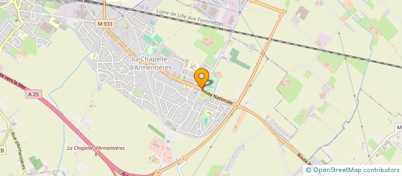 localisation de l'entreprise SARL GENTE  LA CHAPELLE-D'ARMENTIERES