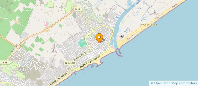 localisation de l'entreprise SARL GENTILI VALRAS BRICOLAGE à VALRAS-PLAGE
