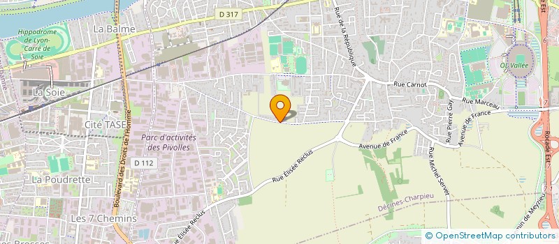 localisation de l'entreprise SARL GENTLEMAN  DECINES CHARPIEU