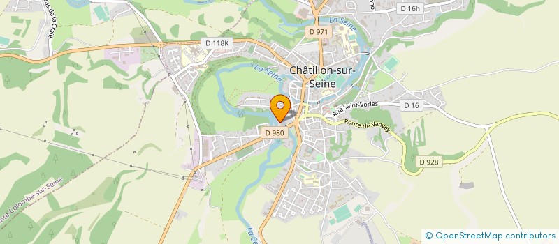 localisation de l'entreprise SARL GENTY CLAUDE à CHATILLON-SUR-SEINE