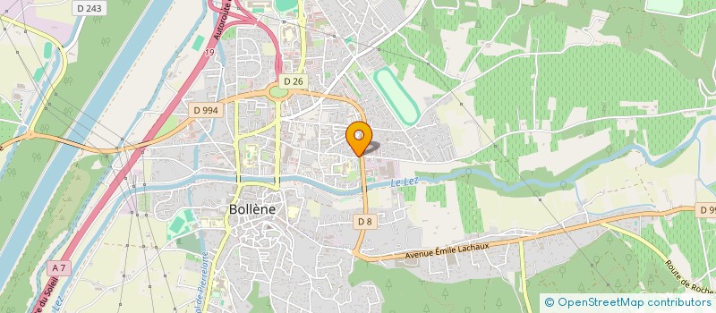 localisation de l'entreprise SARL GEOBAT à BOLLENE