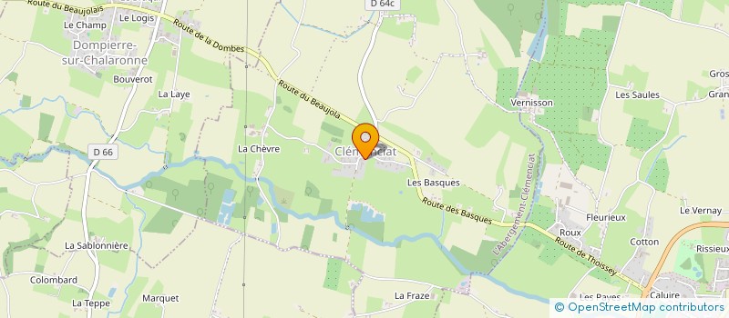 localisation de l'entreprise SARL GEOFFREY à L'ABERGEMENT-CLEMENCIAT