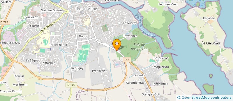 localisation de l'entreprise SARL GEOFIMO à PONT-L'ABBE