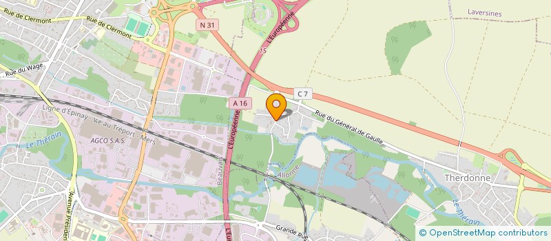 localisation de l'entreprise SARL GEOMATER  THERDONNE