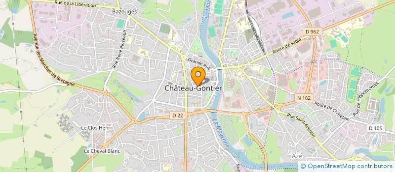 localisation de l'entreprise SARL GEORGES à CHATEAU-GONTIER-SUR-MAYENNE