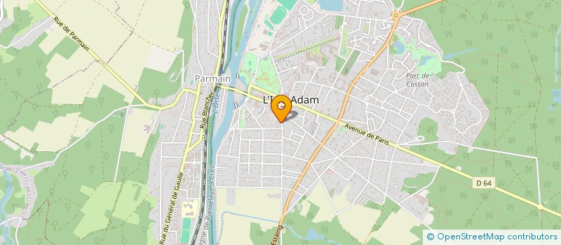 localisation de l'entreprise SARL GEORGES-GILLES à L'ISLE-ADAM