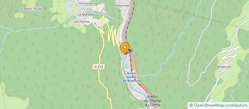 localisation de l'entreprise SARL GEORGES GUILLOT à LA LECHERE