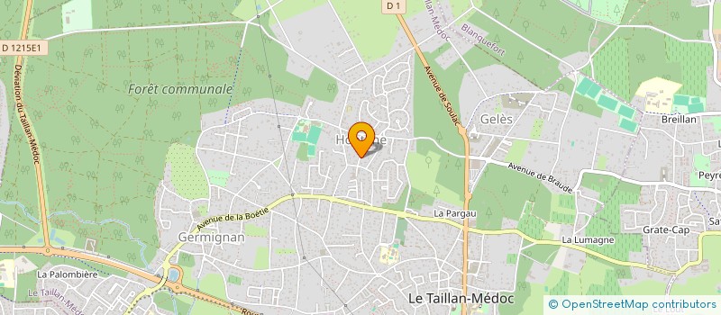 localisation de l'entreprise SARL GEORGES RAMBEAU à LE TAILLAN-MEDOC