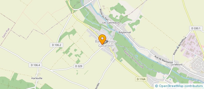 localisation de l'entreprise SARL GEORGET à BAILLEAU-ARMENONVILLE