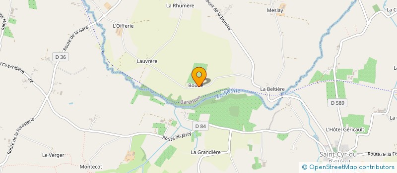 localisation de l'entreprise SARL GERARD  BARENTON