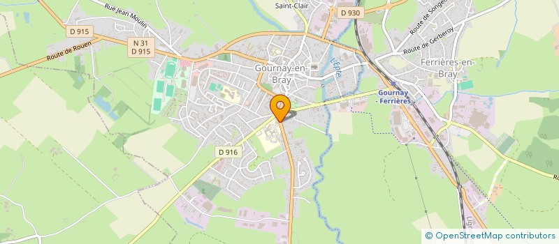 localisation de l'entreprise SARL GERARD ANNE à GOURNAY-EN-BRAY