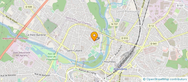 localisation de l'entreprise SARL GERARD CANNIT ET FILS à ANGOULEME
