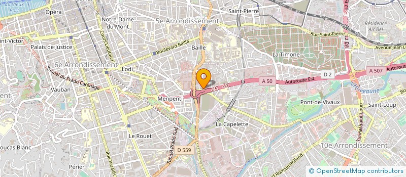 localisation de l'entreprise SARL GERARD LEGRAND à MARSEILLE