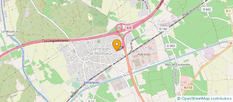 localisation de l'entreprise SARL GERARD MICHEL ET FILS à GALLARGUES-LE-MONTUEUX