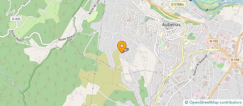 localisation de l'entreprise SARL GERARD & SANDRO  AUBENAS