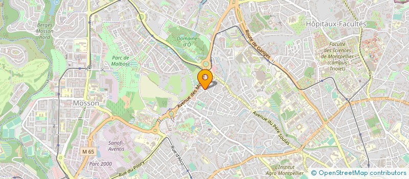 localisation de l'entreprise SARL GERARD YVON à MONTPELLIER