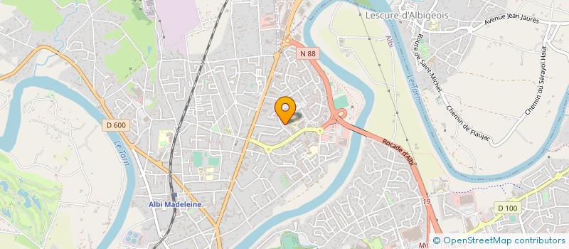 localisation de l'entreprise SARL GERAT à ALBI