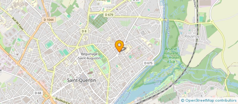localisation de l'entreprise SARL GERELEC à SAINT-QUENTIN