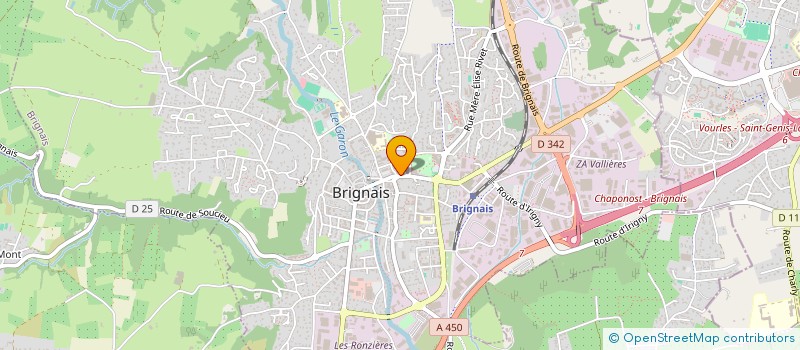 localisation de l'entreprise SARL GERENEE à BRIGNAIS