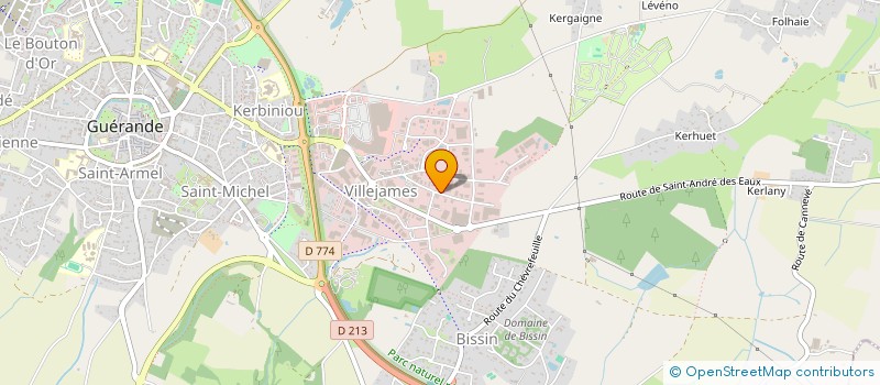 localisation de l'entreprise SARL GERGAUD PERE ET FILS  GUERANDE