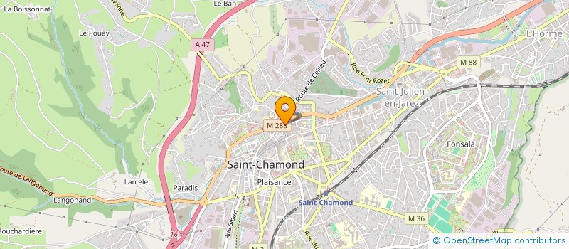 localisation de l'entreprise SARL GERIN à SAINT-CHAMOND