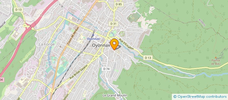 localisation de l'entreprise SARL GERIPLAST à OYONNAX