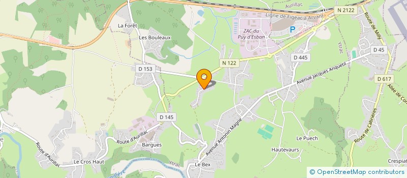 localisation de l'entreprise SARL GERMAIN à YTRAC