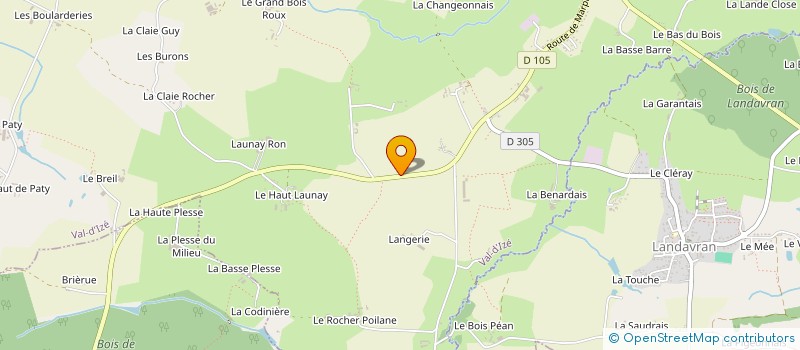 localisation de l'entreprise SARL GERMAIN  VAL-D'IZE