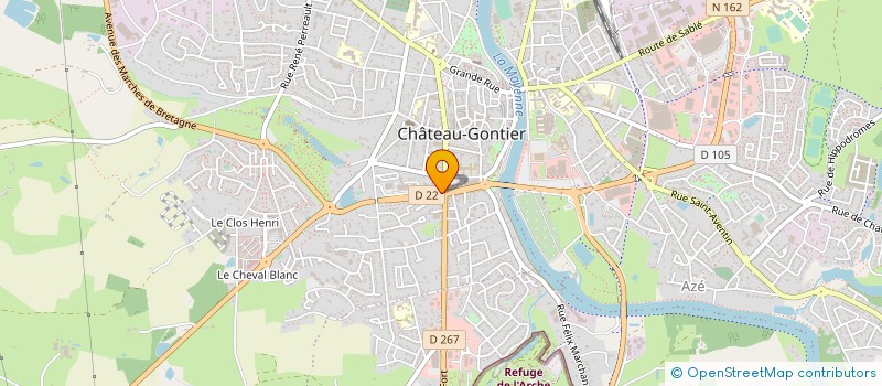 localisation de l'entreprise SARL GERMAIN à CHATEAU-GONTIER-SUR-MAYENNE