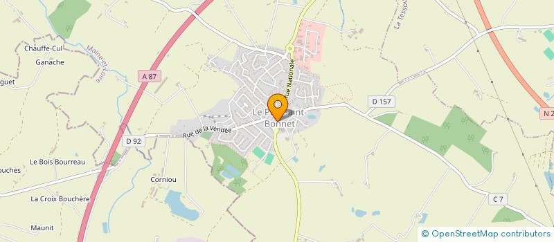 localisation de l'entreprise SARL GERONIMO à CHOLET