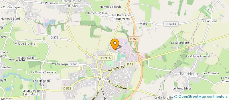 localisation de l'entreprise SARL GERVAISE FRERES  BREHAL