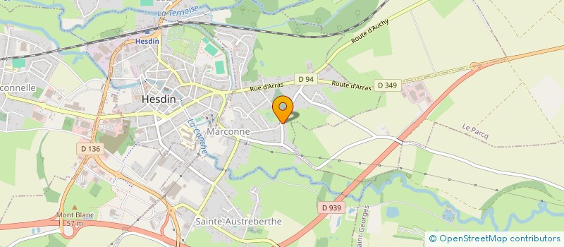 localisation de l'entreprise SARL GERVOIS ET FILS à MARCONNE