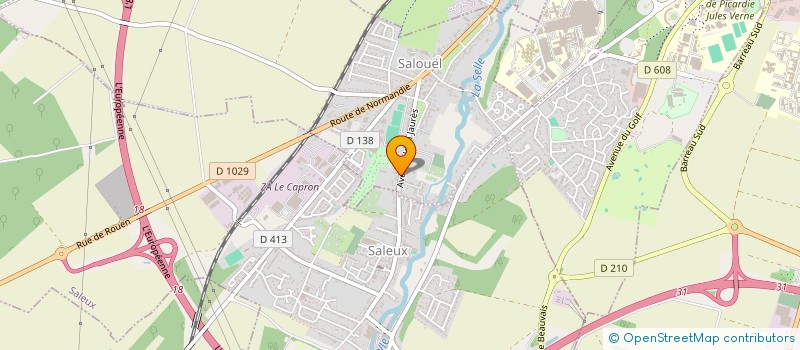 localisation de l'entreprise SARL GESM  SALOUEL