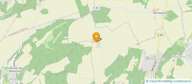 localisation de l'entreprise SARL GESPACE  MONTHENAULT