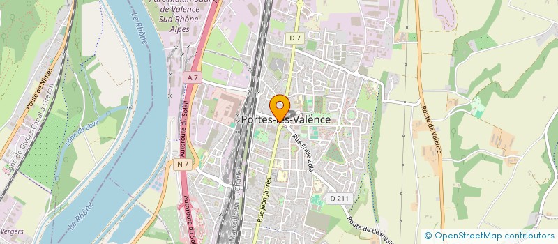localisation de l'entreprise SARL GESTECO VEYRUNES à PORTES-LES-VALENCE