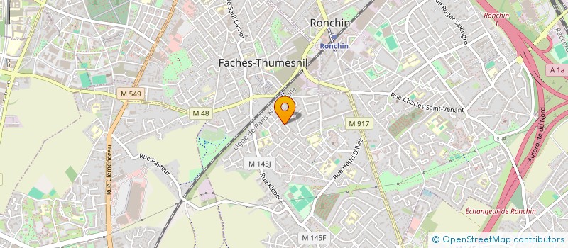 localisation de l'entreprise SARL GESTEL à FACHES-THUMESNIL