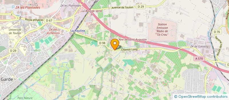 localisation de l'entreprise SARL GESTION ET SERVICES à LA CRAU