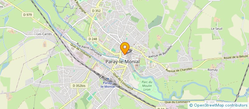 localisation de l'entreprise SARL GESTION IMMOBILIERE CENTRALISEE à PARAY-LE-MONIAL