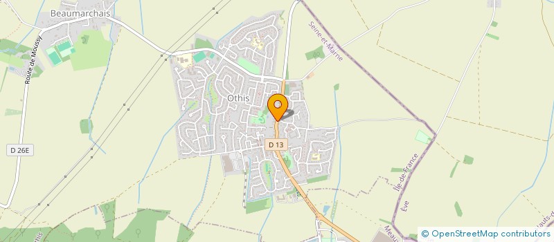 localisation de l'entreprise SARL GESTNORD  OTHIS