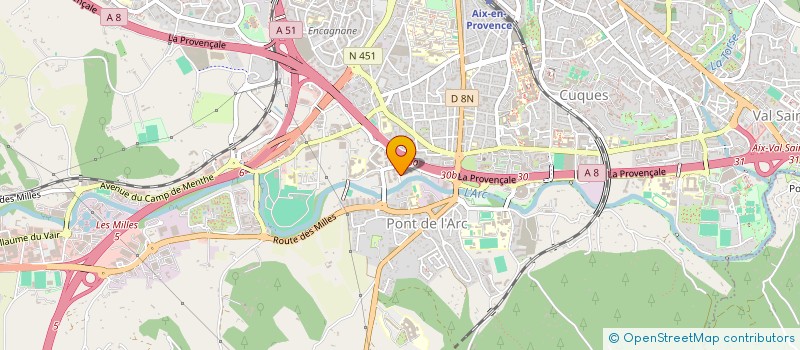localisation de l'entreprise SARL GET ACTIVE à AIX-EN-PROVENCE