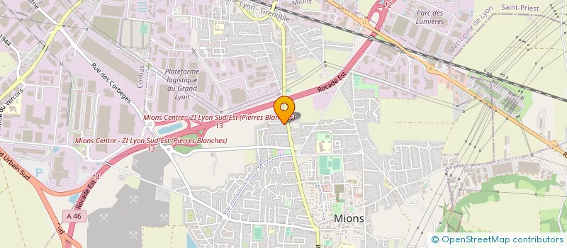localisation de l'entreprise SARL GETIC à MIONS