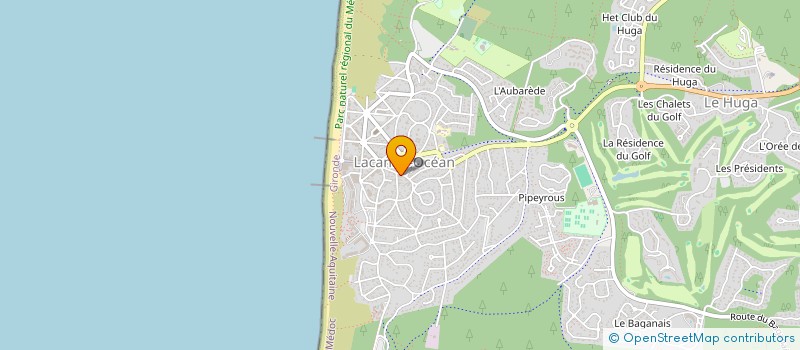 localisation de l'entreprise SARL GETTEN  LACANAU