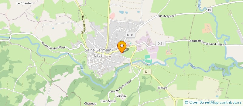 localisation de l'entreprise SARL GEVARMOISE à SAINT-GERMAIN-LAVAL