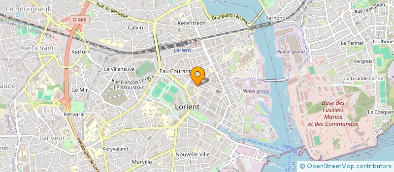 localisation de l'entreprise SARL GEVEN  LORIENT