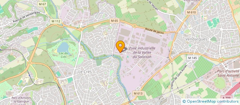 localisation de l'entreprise SARL GEXIA à VENDARGUES