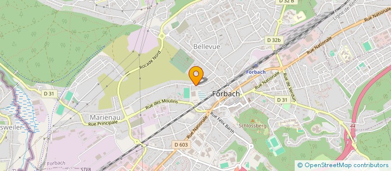 localisation de l'entreprise SARL GEZGIN à FORBACH