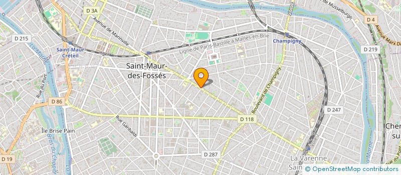 localisation de l'entreprise SARL GF ACTIVITES à SAINT-MAUR-DES-FOSSES