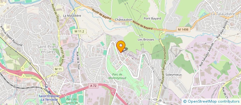 localisation de l'entreprise SARL GFB BERGER à SAINT-ETIENNE